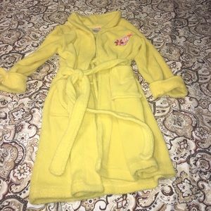 Yellow Girls Robe