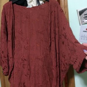 UO Embroidered Kimono