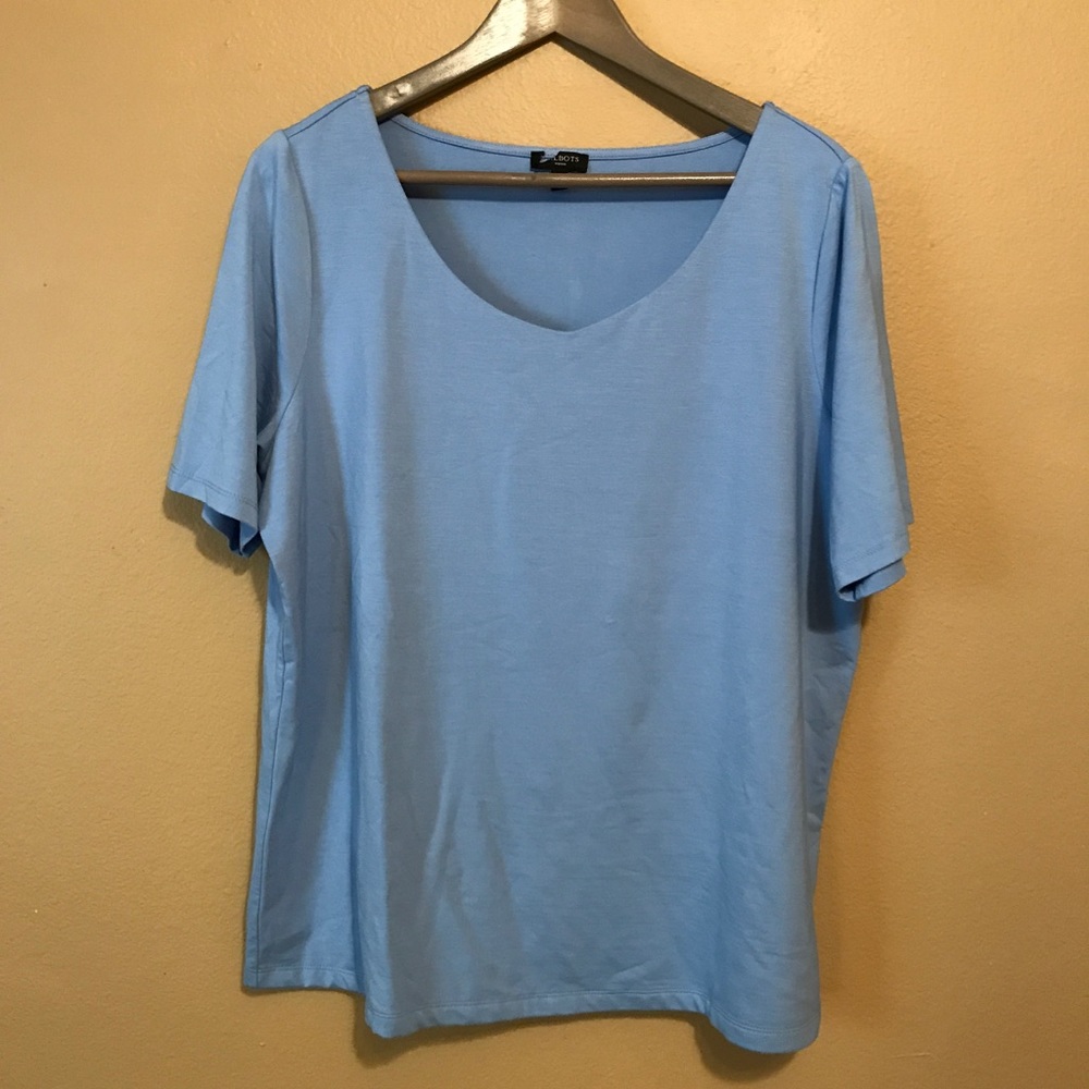 Talbots Light Blue Top
