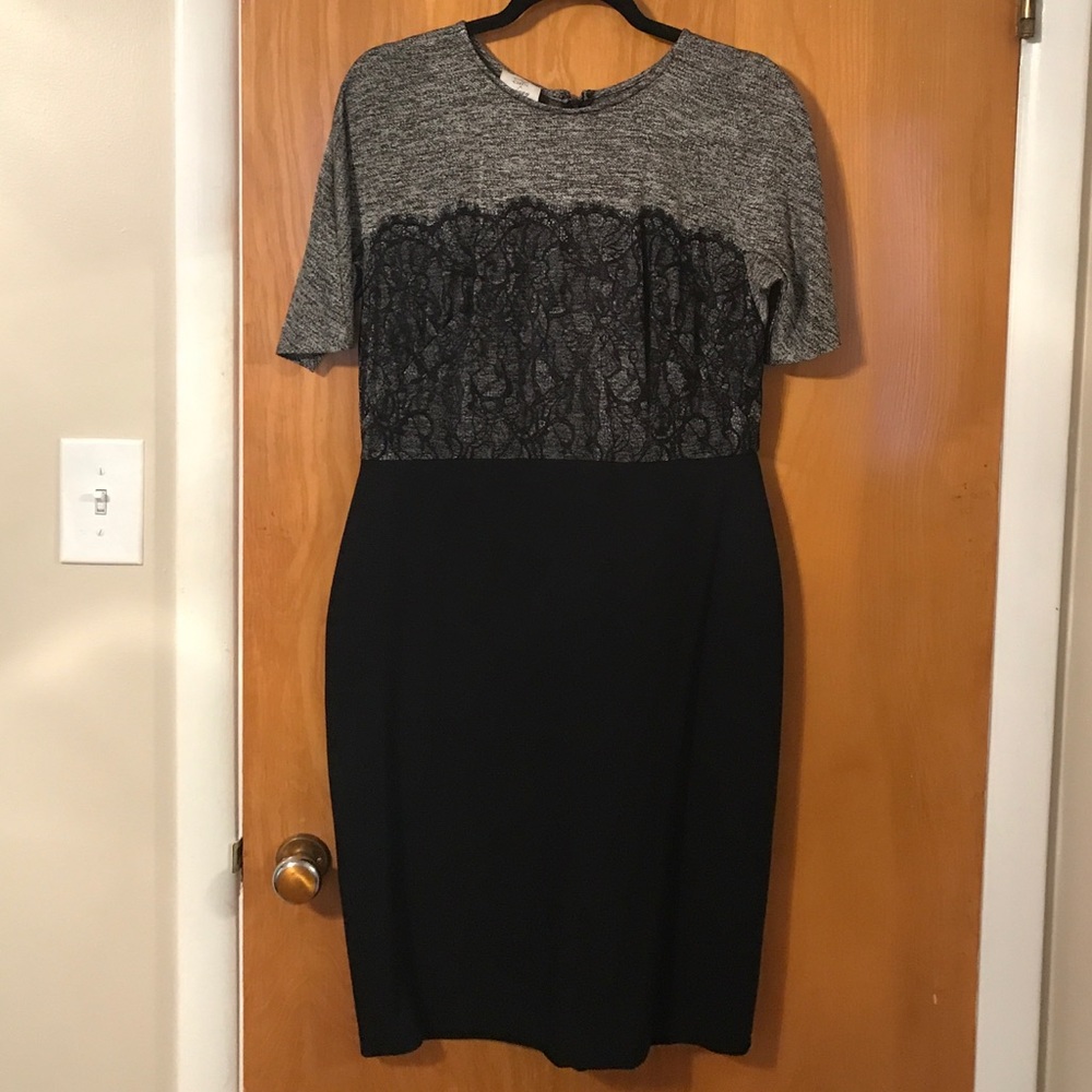 Beautiful lace front cocktail dress