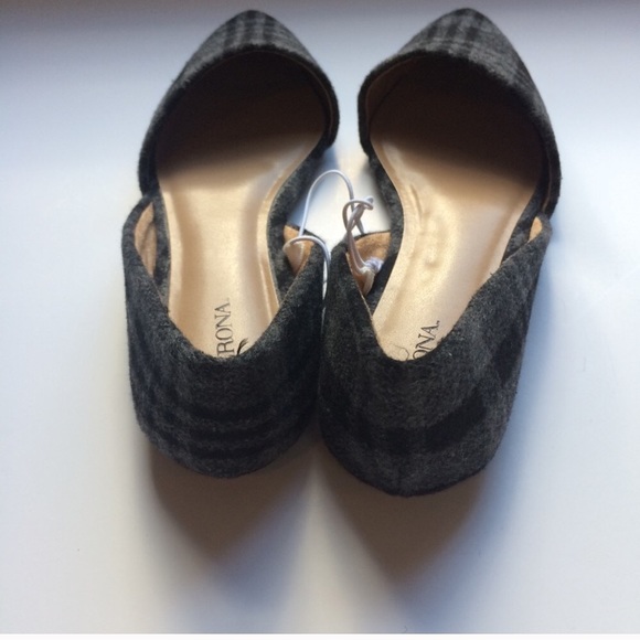 🌚Merona Pointy Toe Flannel Flats🌚 - Picture 6 of 8
