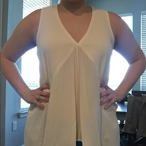 Anthropologie left of center blouse in cream