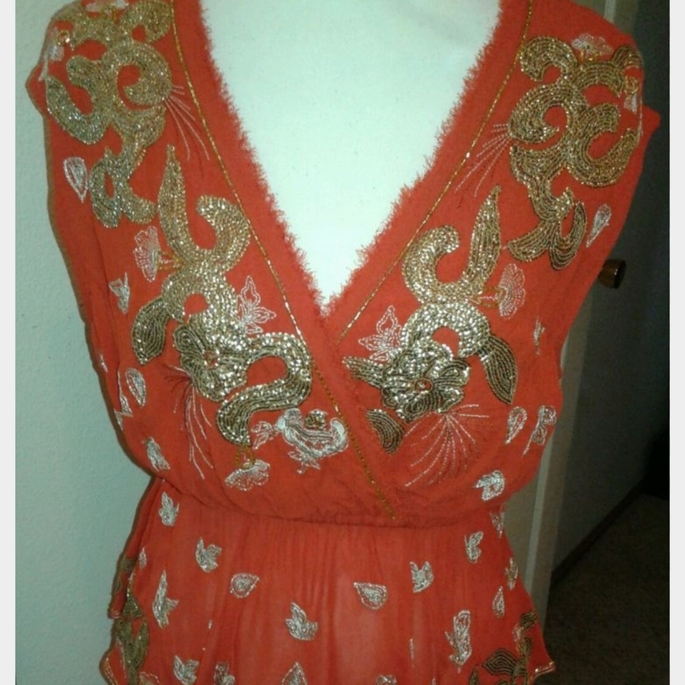 New with thats Free People Tank blouse size small