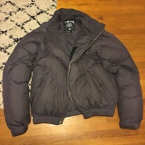 Women's Vintage Stussy Down Coat Puffer Sz S