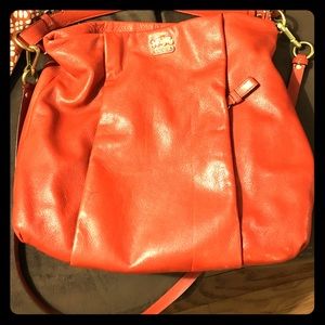 Super soft orange coach purse