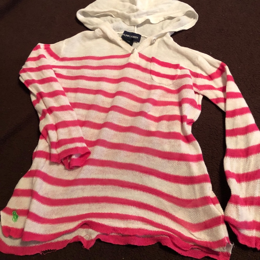 Ralph Lauren girls linen/cotton top