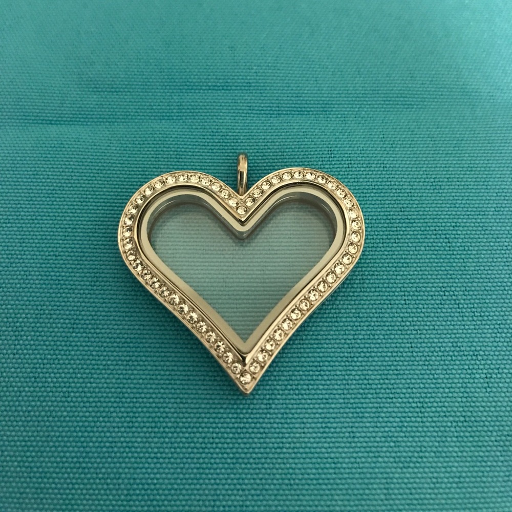 Origami owl large heart living locket