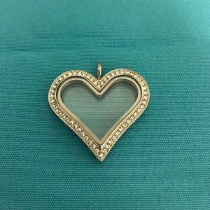 Origami owl large heart living locket