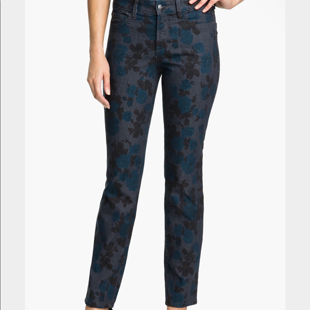 NYDJ Sheri Rose printed denim