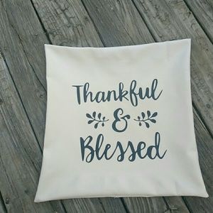 Thankful and Blessed pillows