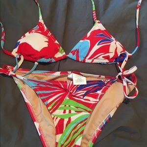 J Crew Paradise Floral Print Bikini