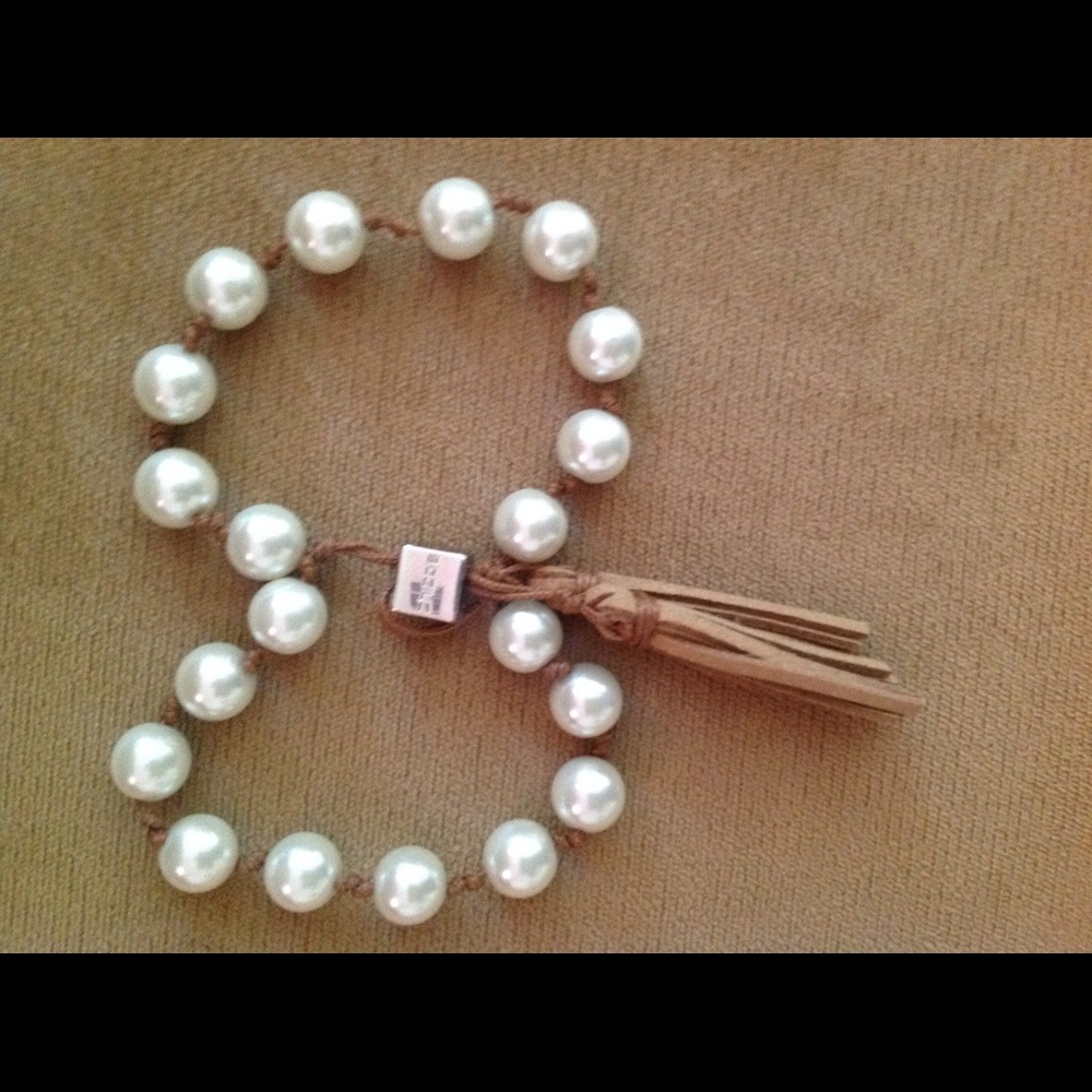 Faux Double Pearl bracelet