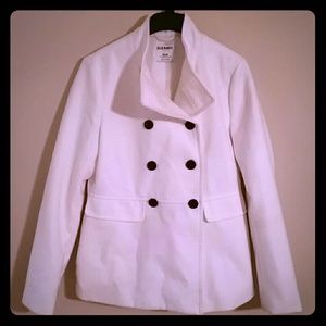 Cream Peacoat