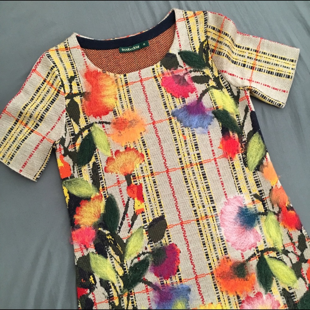 Woven floral dress