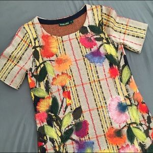 Woven floral dress