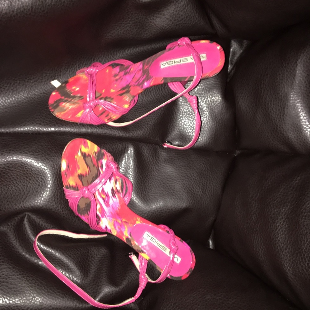 Via Spiga heels, 7M, real leather