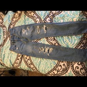 Super stretch high rise jeggings