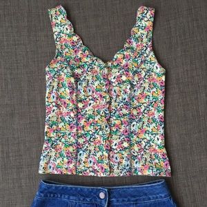 Kimchi Blue floral tank