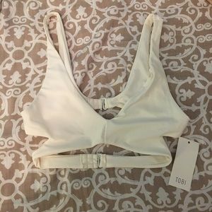 Tobi white bikini top