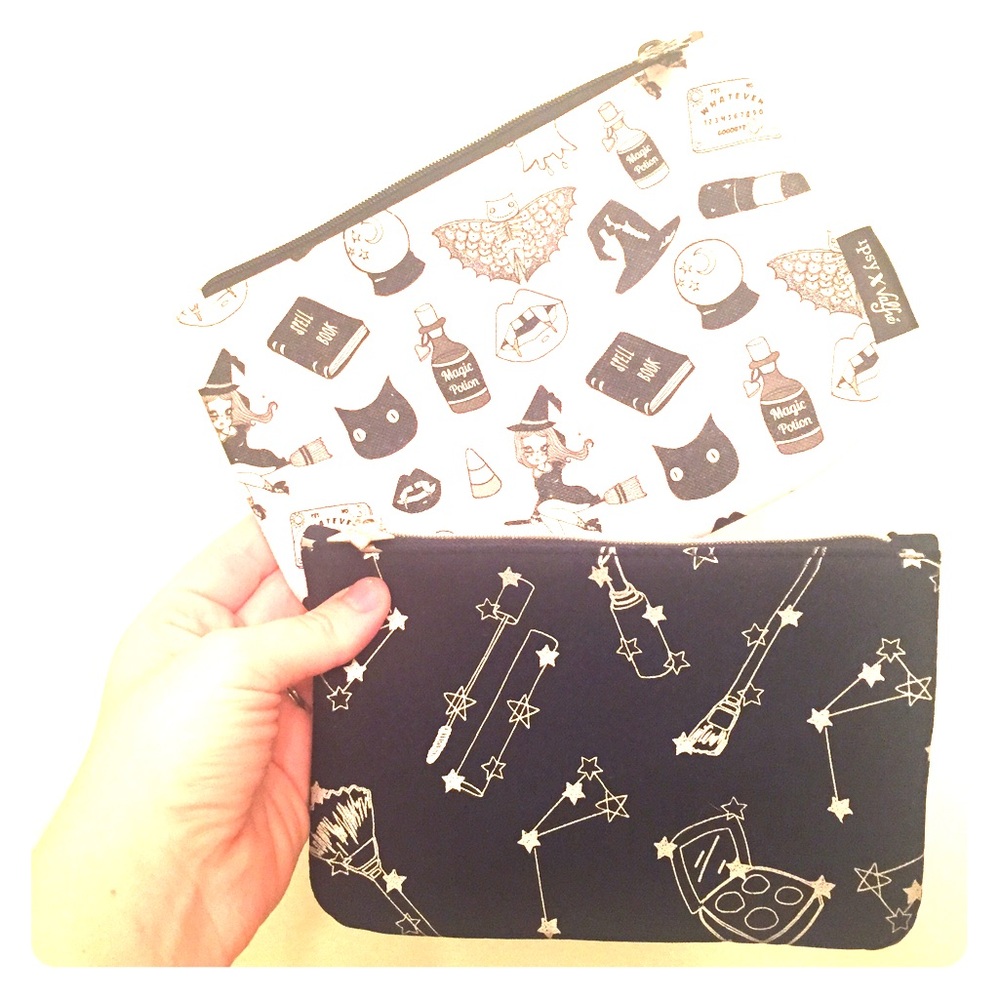 Lot of 2 Ipsy Makeup Bags! (Spooky + Glam)