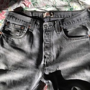 Levi's 501 gray pants