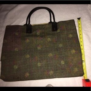 Karma Living Kantha large carry bag