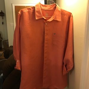 Men's Quicksilver LG-Salmon-Front Button Shirt