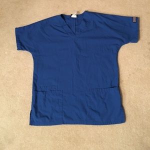 Royal Blue Scrub top