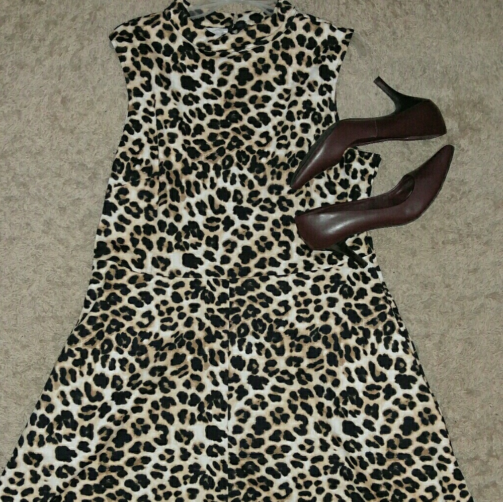 Leopard print dress