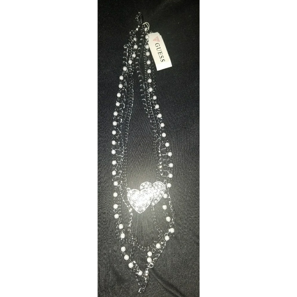 NEW With Tags Guess Brand Layered Chains Necklace