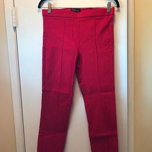 Sexy Red Cropped Pants