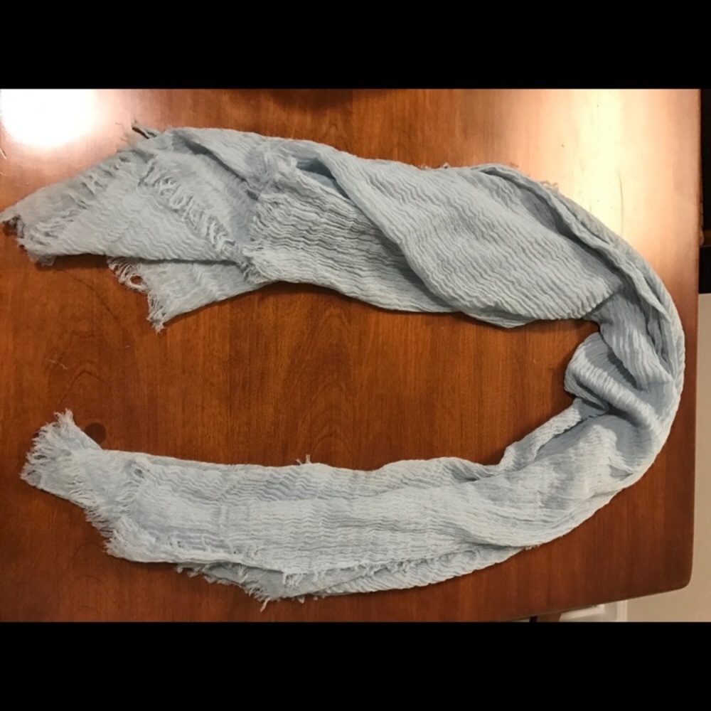 baby blue scarf