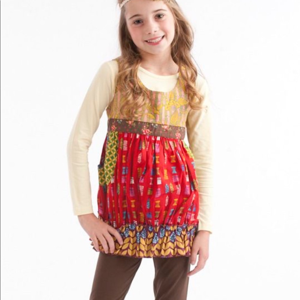 NIB Size 4 Matilda Jane Jester Red Shasta Top