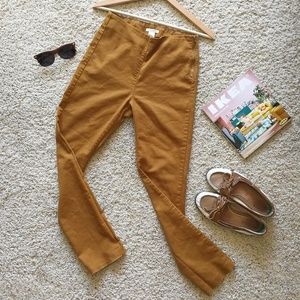 H&M tan slimfit high-waist pants (38)