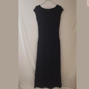 Torrid Black Shirred Maxi Dress Size 0