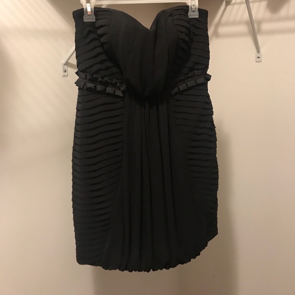 BCBG Generation black strapless mini dress