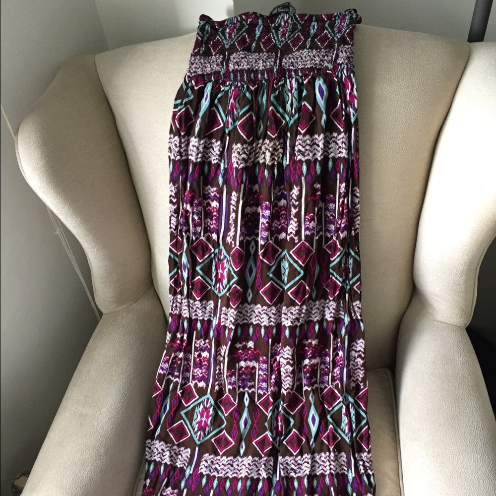 Forever 21 Purple Tribal Summer Dress Size S/P