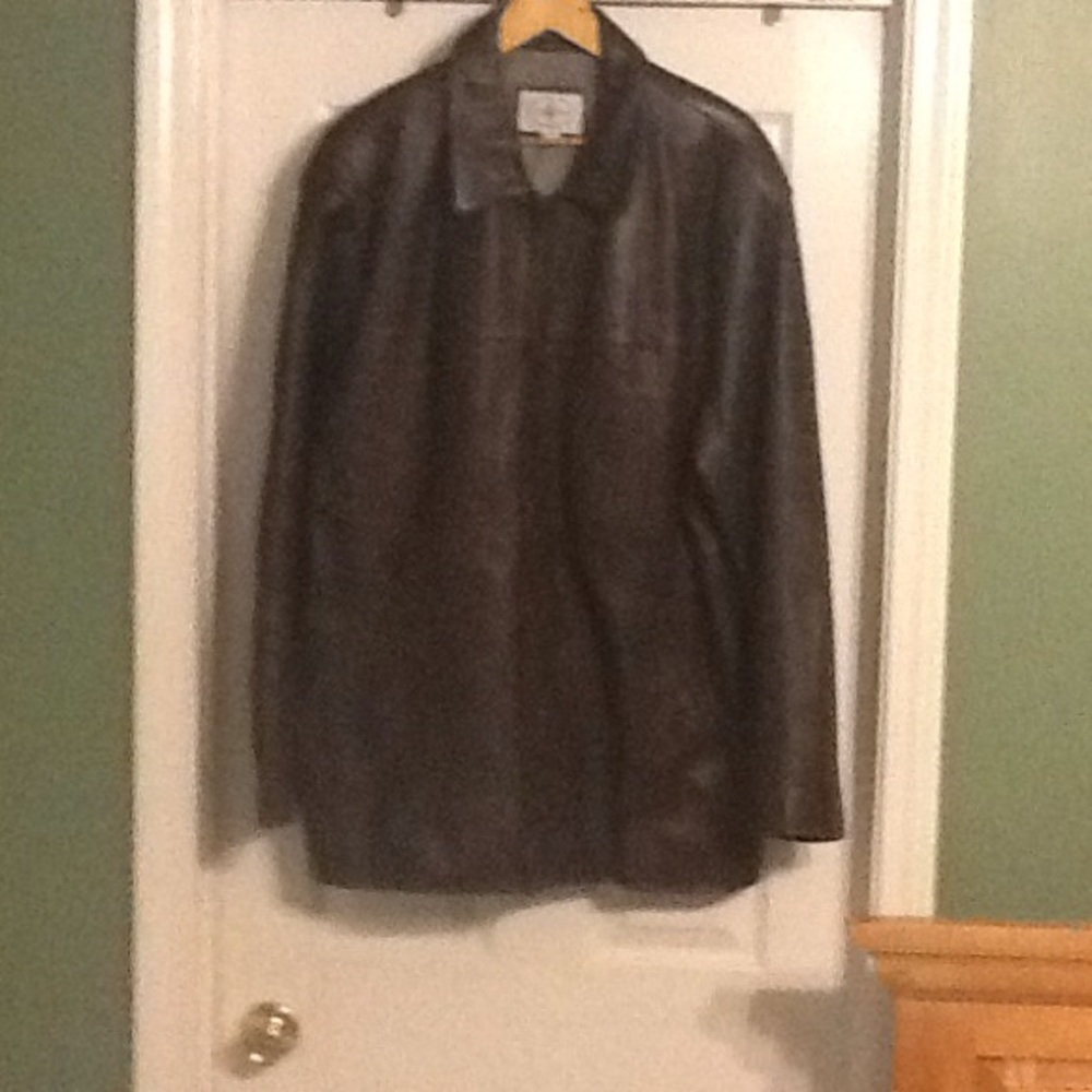 Linea Uomo brown Lambskin coat size XXL