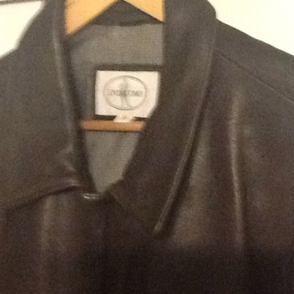 Linea Uomo brown Lambskin coat size XXL - Picture 4 of 4