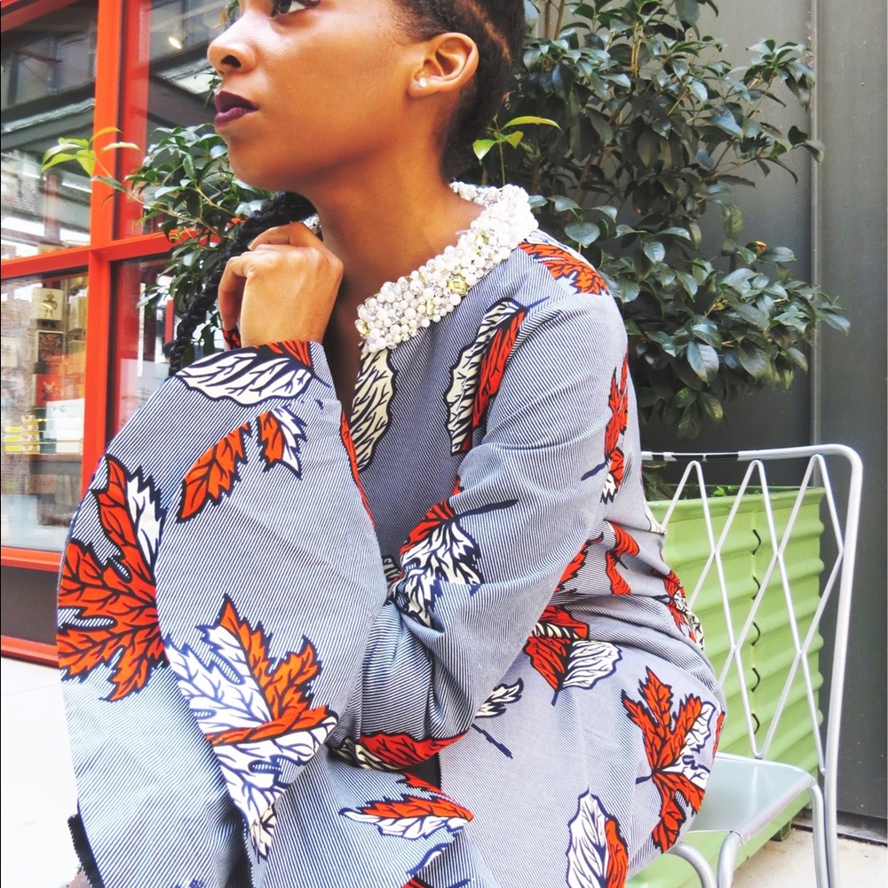 African print Fall coat - Picture 3 of 4