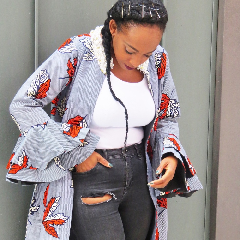 African print Fall coat - Picture 4 of 4