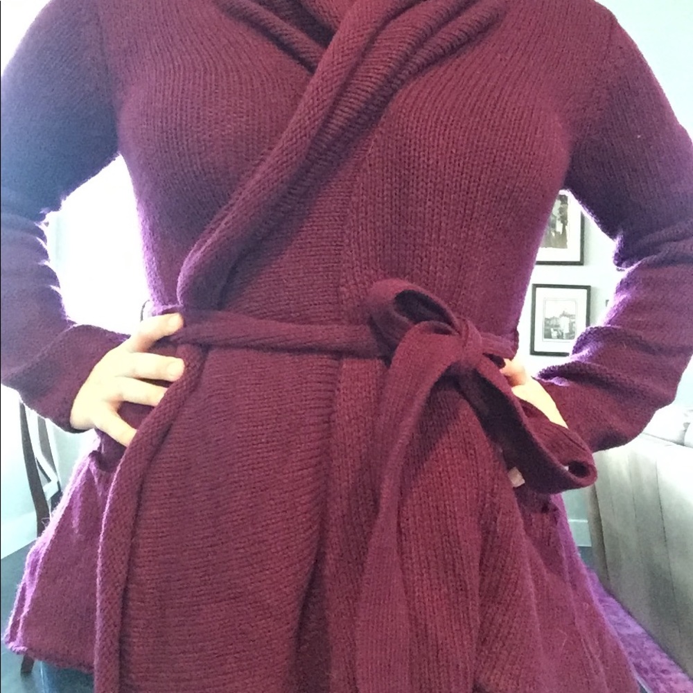 Anthropologie sparrow wrap cardigan