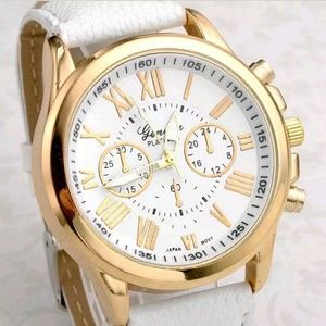 New women watch Roman dial quartz Analog Leather