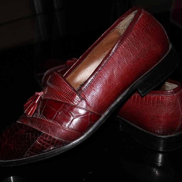 Stacy-Adams Leather and Snake Skin Shoes main image 2
