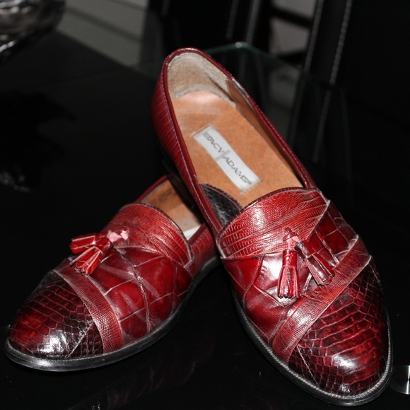 Stacy-Adams Leather and Snake Skin Shoes main image 3