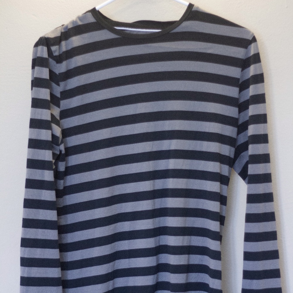 Black & Grey Long Sleeve T-Shirt