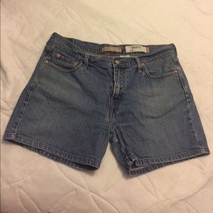 Denim shorts