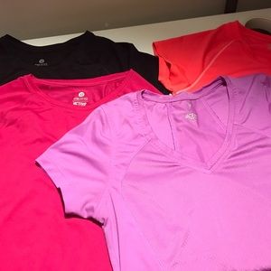 Lot of 4 active wear tops
