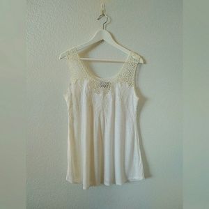 Anthropologie Yoanna Baraschi Lace Filigree tank