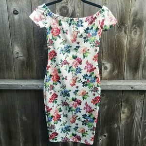 Windsor sleeveless floral print sexy dress
